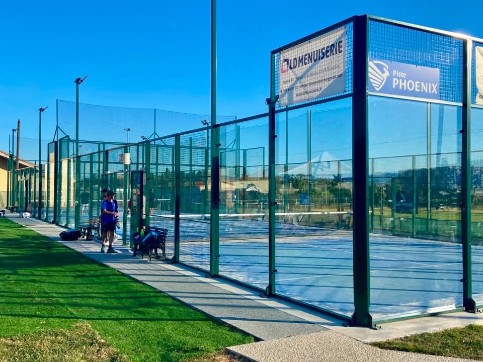 Les pistes du TC Davézieux Tennis Padel